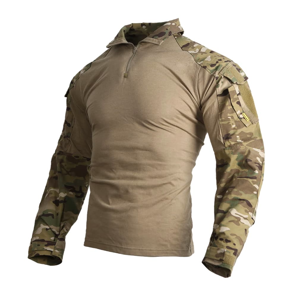 Tactical combat uniform used to illustrate fabric construction choices