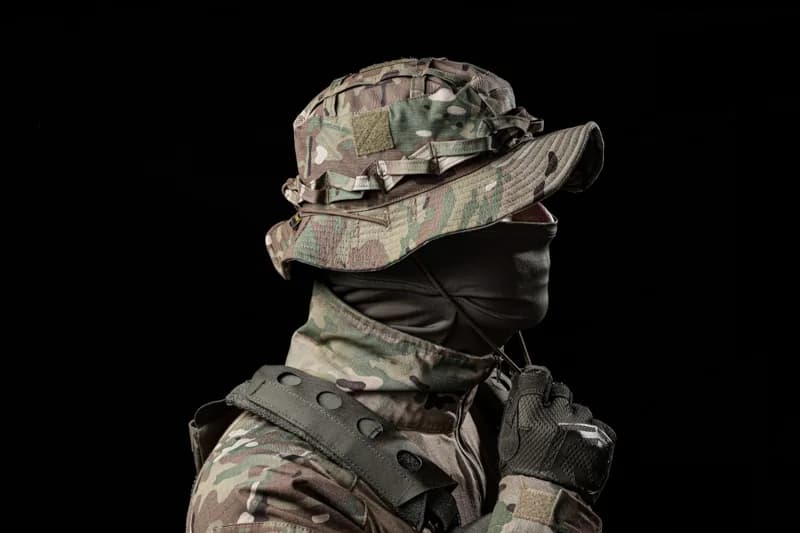 EM9768 "Rock lizard" Breathable Short Brim Tactical Boonie Hat application scene 2