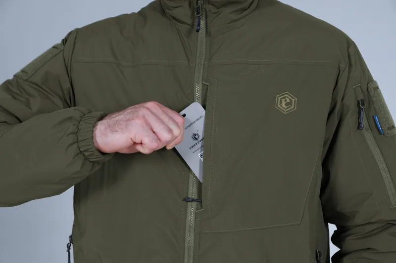 EMB06002 Seal Insulated Jacket construction detail 1