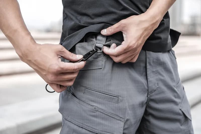 EMB9729 Antelope Tactical Short Pants construction detail 1