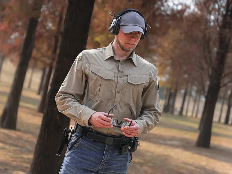 EMB9781 Predator Tactical Shirt application scene 4