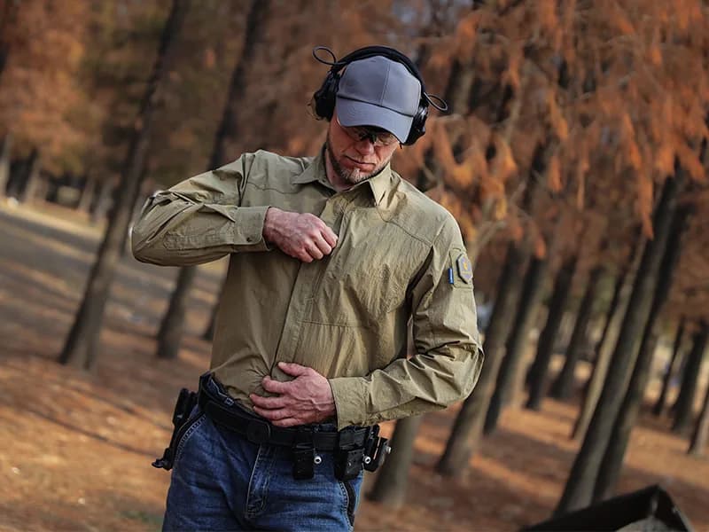 EMB9782 Flying Squirrel Lightweight Shirt application scene 1